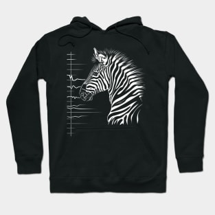 Zebra Majestic Mares Hoodie